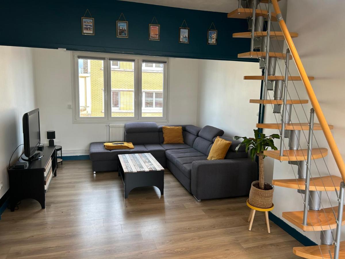 Duplex Lumineux Entre Plage Et Centre-Ville Dunkirk Kültér fotó